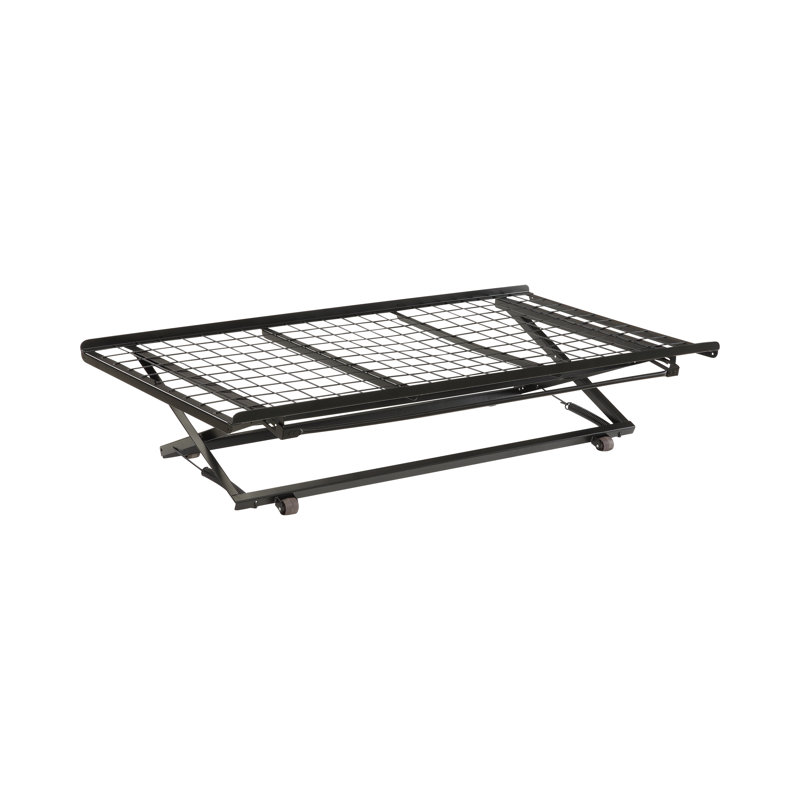 Ethan Twin Pop Up Trundle Bed with Rollers